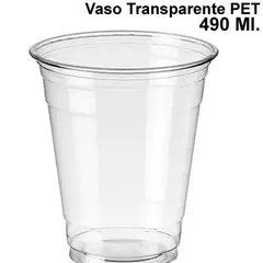 SMART BAGS - 50 Vasos Plasticos Desechable Transparente 500 Cc. 16 Oz