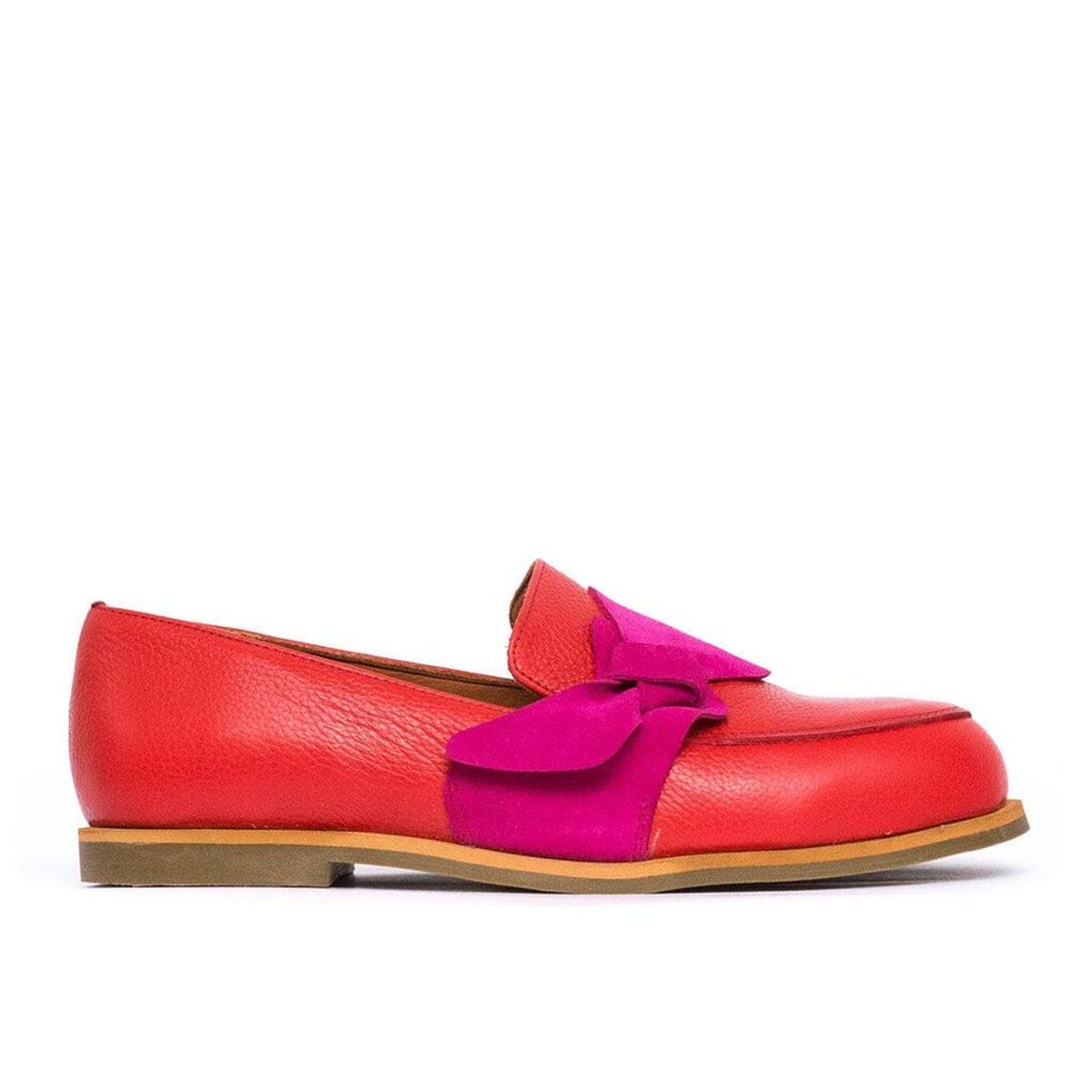 GIANI DAFIRENZE - Mocasin Mujer / Elba Rojo Fucsia