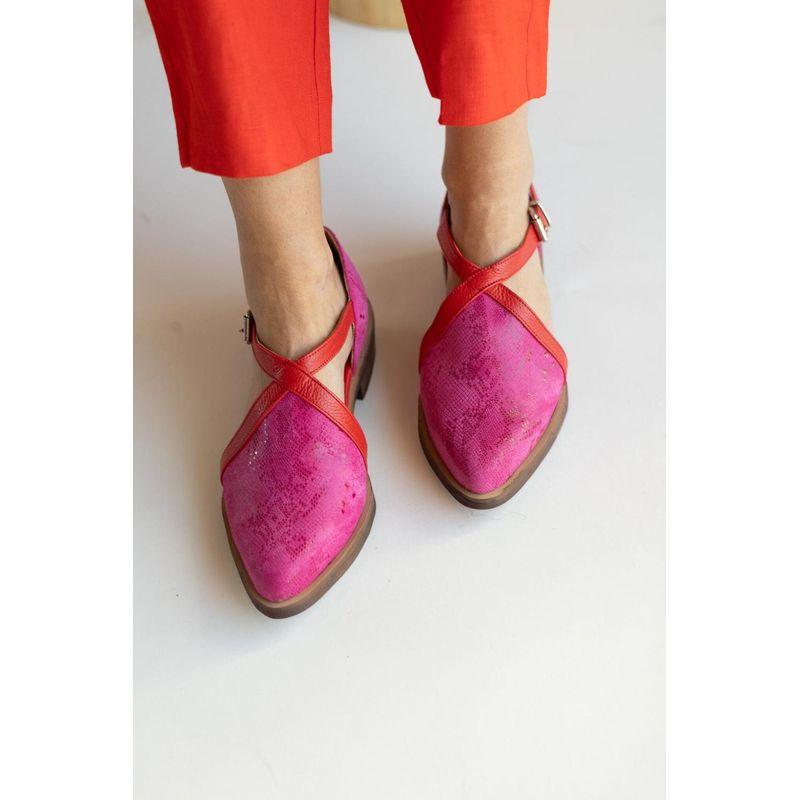 GIANI DAFIRENZE - Zapato Mujer / Rauli Fucsia Rojo