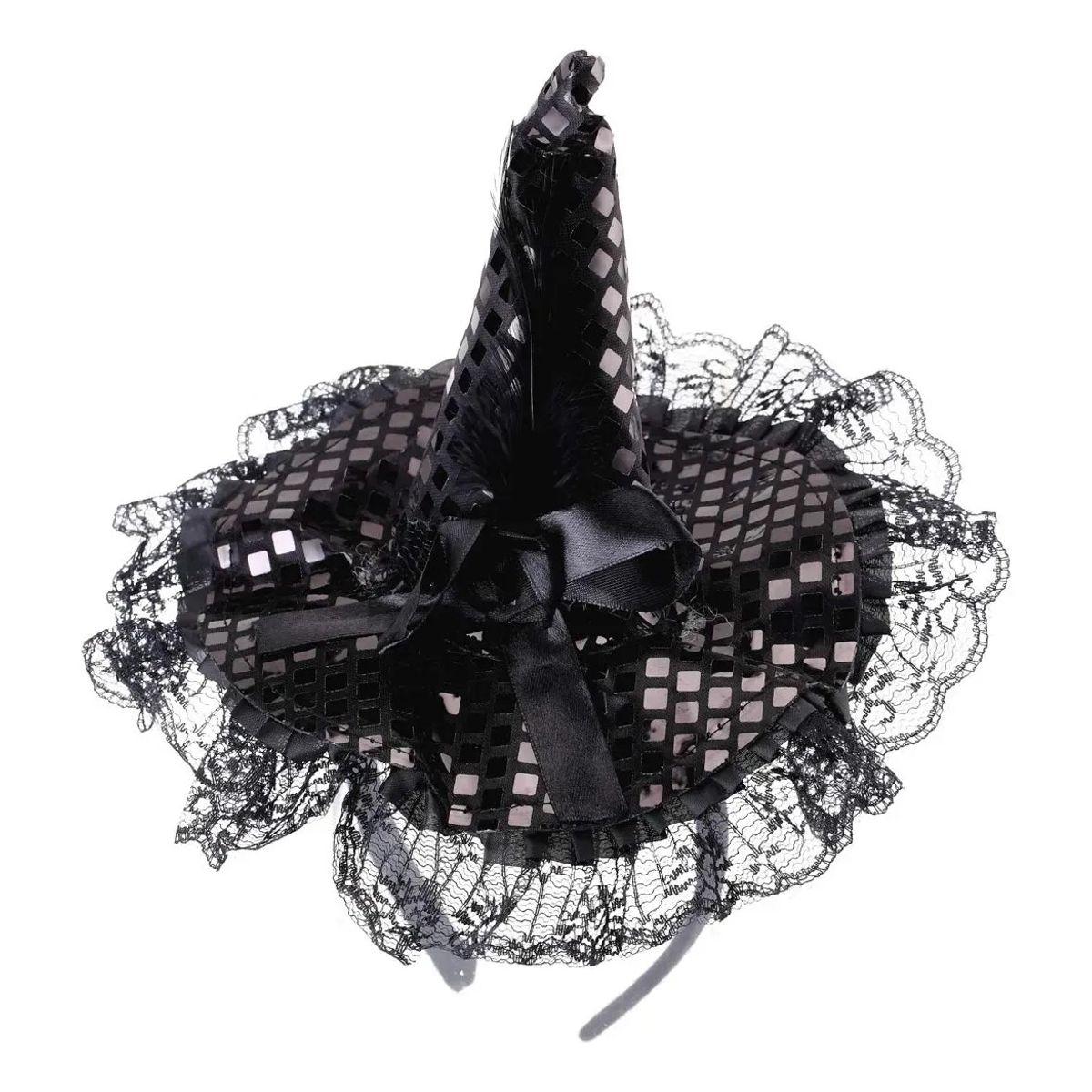 KUANGYE - Diadema de sombrero de bruja de Halloween para disfraz