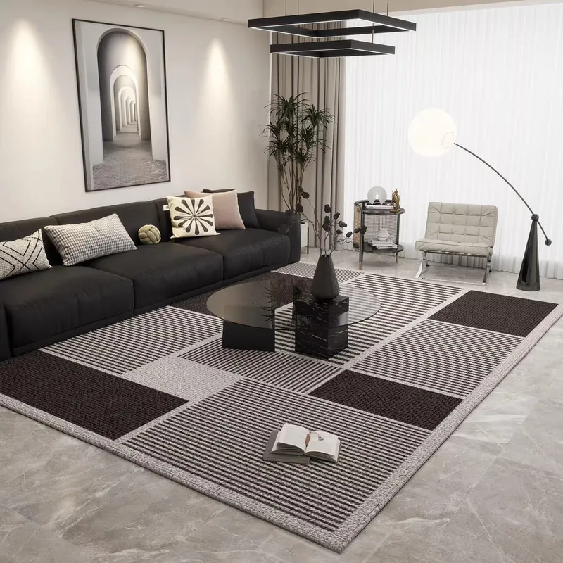 GENERICO - ALFOMBRA con diseño líneas elegantes modernas y decorativas 200X240 mp