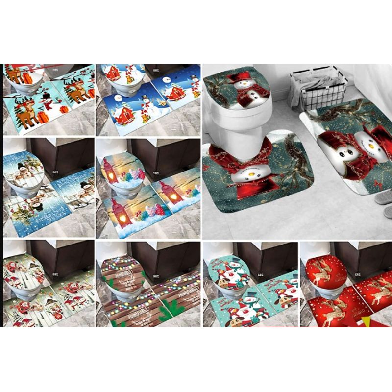 GENERICO - Set de Baño Navidad 3piezas