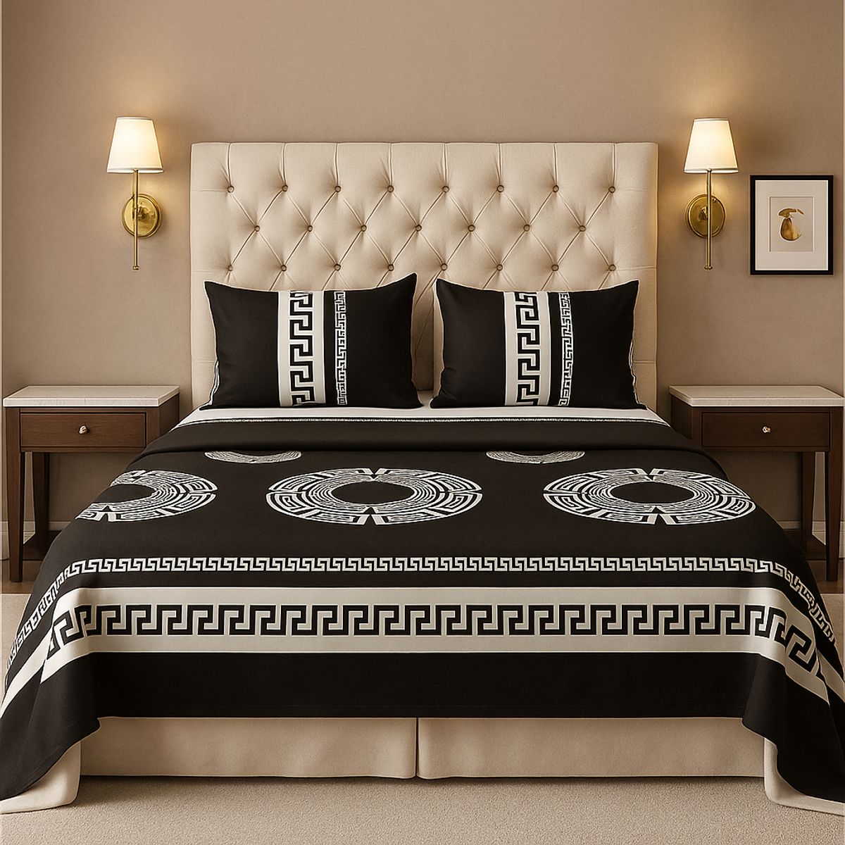 ARMONIA - Sábanas clásicas 2 Plazas diseño 770 144 hilos