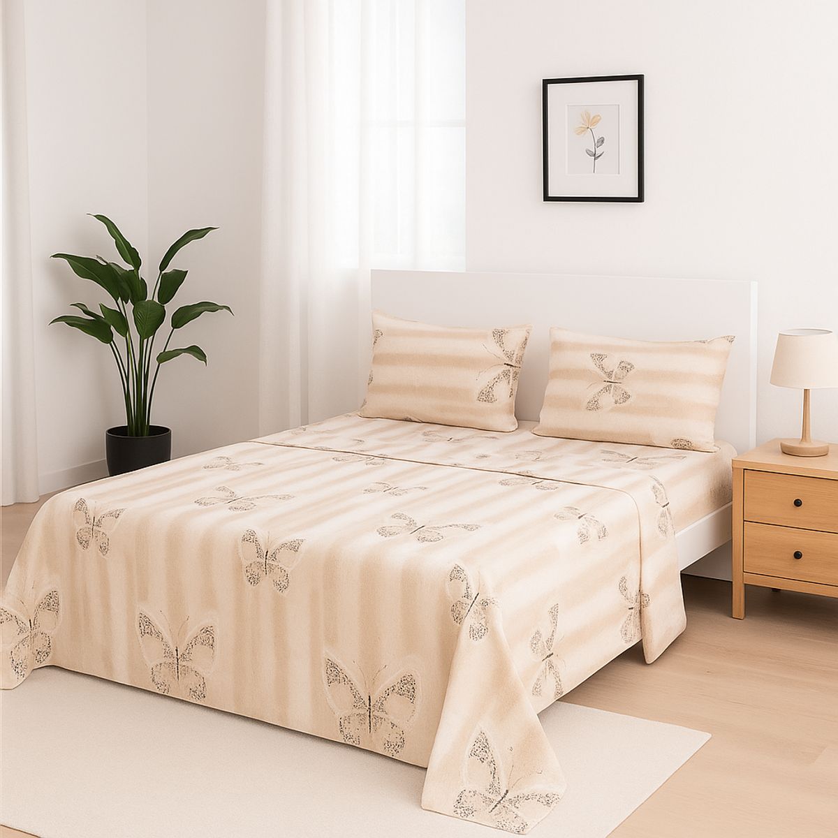 ARMONIA - Juego sábanas clásicas formato 775 144 hilos 2 Plazas