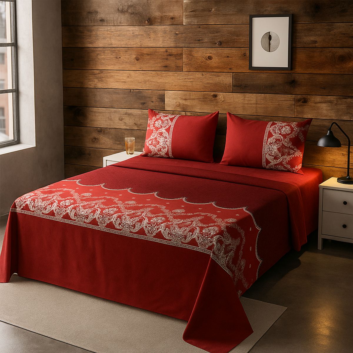 ARMONIA - diseño 770 sábanas 144 hilos 2 Plazas clásicas