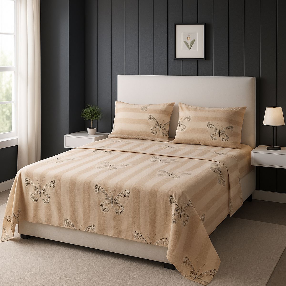 ARMONIA - diseño 770 sábanas 144 hilos 2 Plazas clásicas