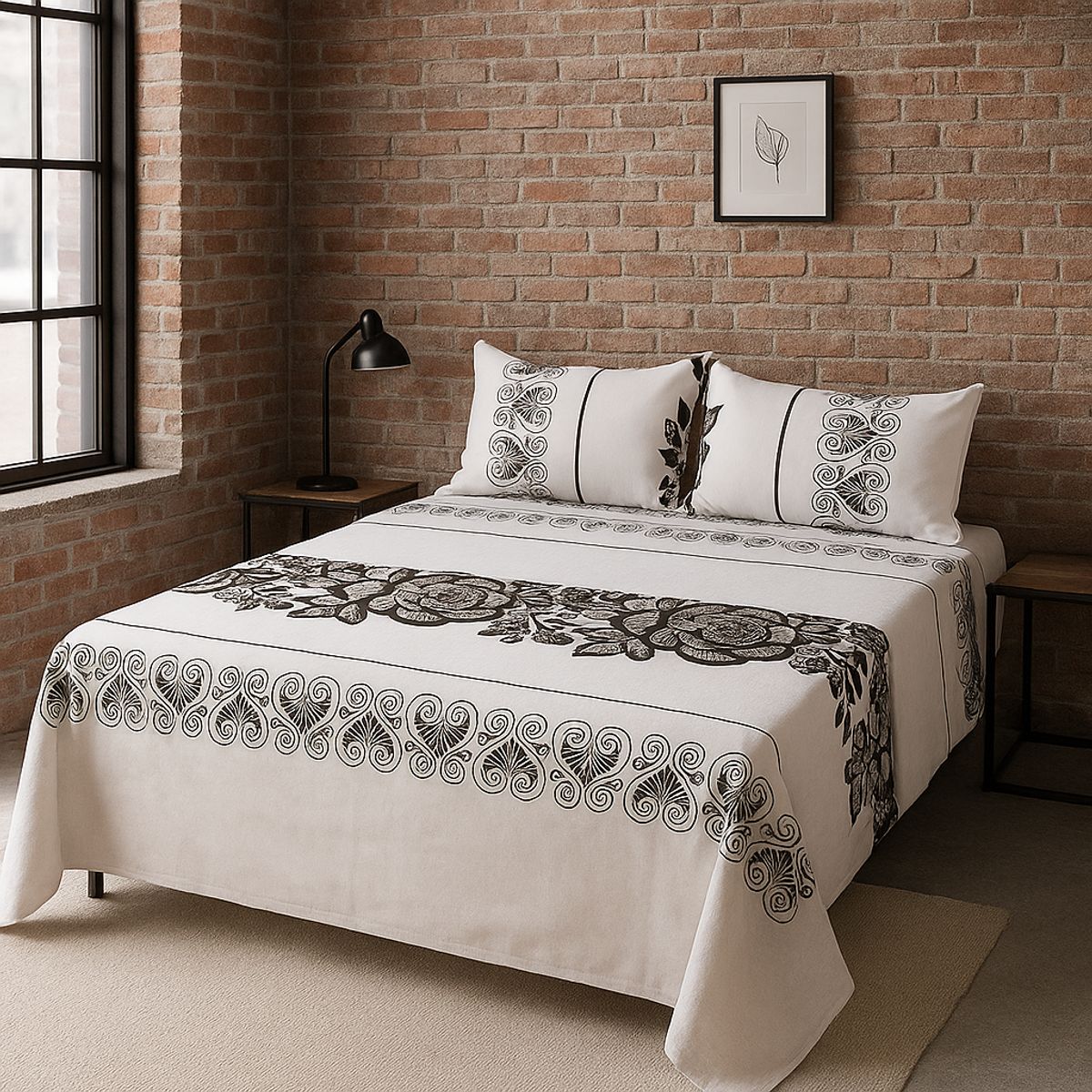 ARMONIA - modelo 762 sábanas clásicas 144 hilos 2 Plazas