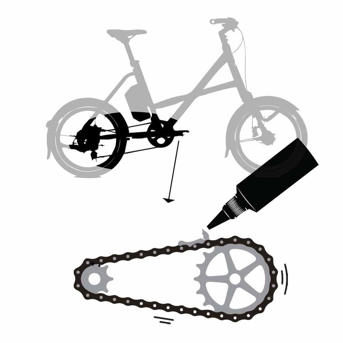 CHEPARK - Lubricante De Cadena Electronica Para Bicis