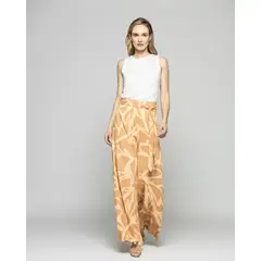 LUDOVICA - Polera Mujer Orbea Ajustada Sin Mangas Escote Redondo Blanca