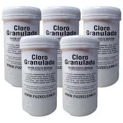 FUZE CLEAN - Cloro Granulado para piscina pack 5 kg