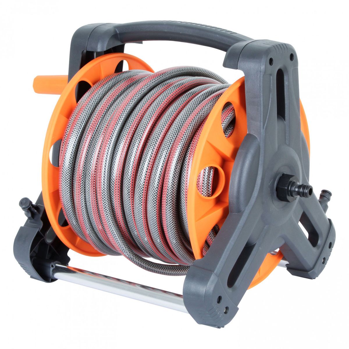 EVEREST - Manguera jardin 1/2" 30 mt con carro y accesorios