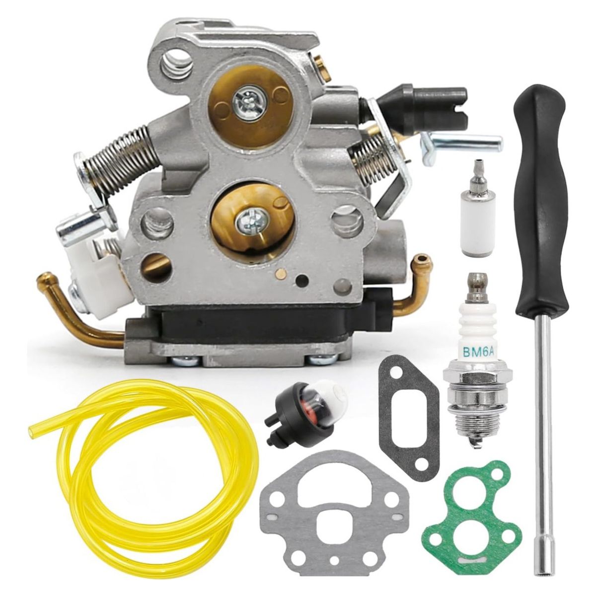 GENERICO - Carburador Husqvarna 135 140 435 440 435e 440e + Kit Mantenc