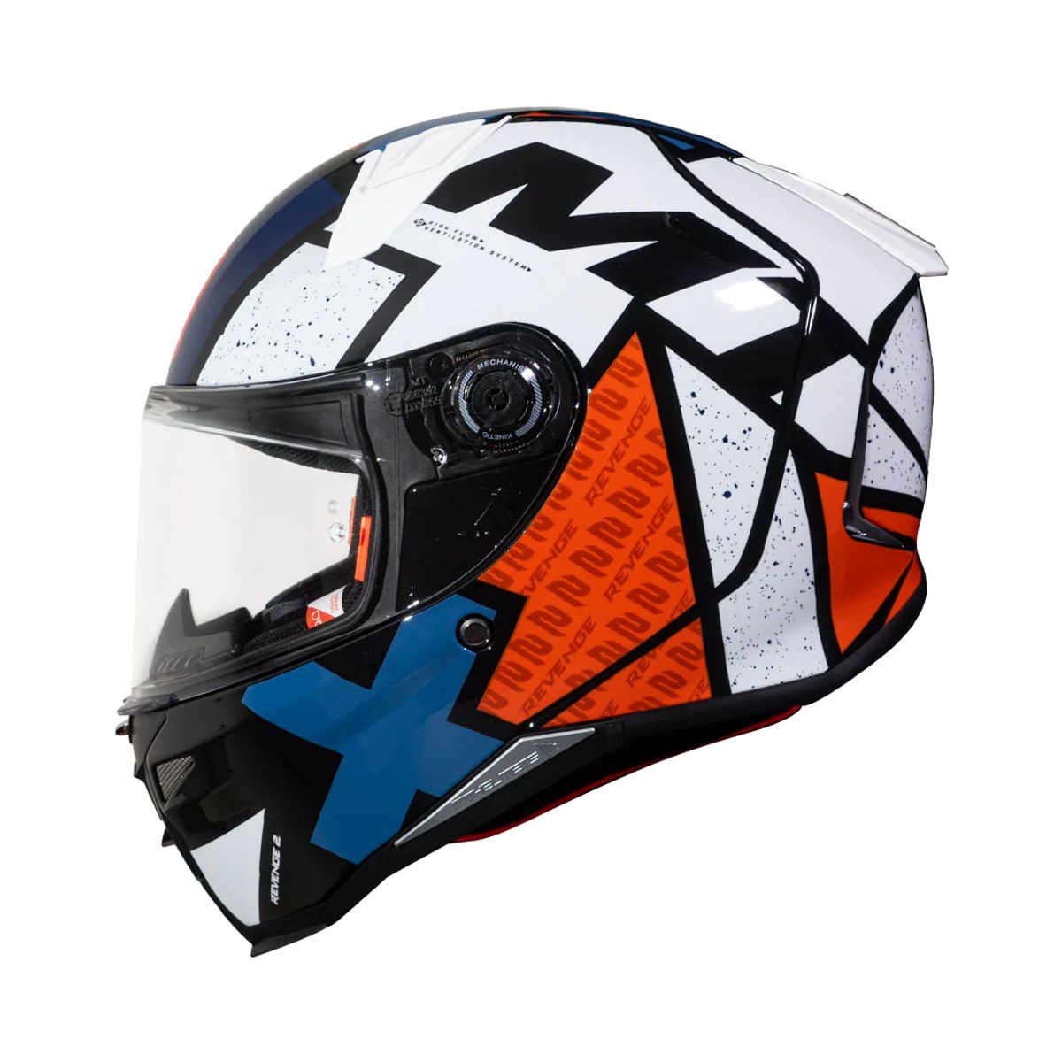 MT - Casco MT FF110B Revenge 2 S Light B0 Perla Brillo