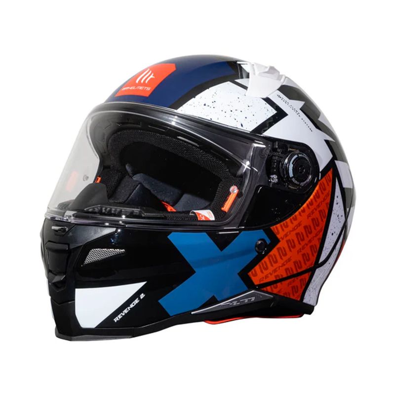 MT - Casco Para Moto MT Revenge 2 S Light Perla Brillo