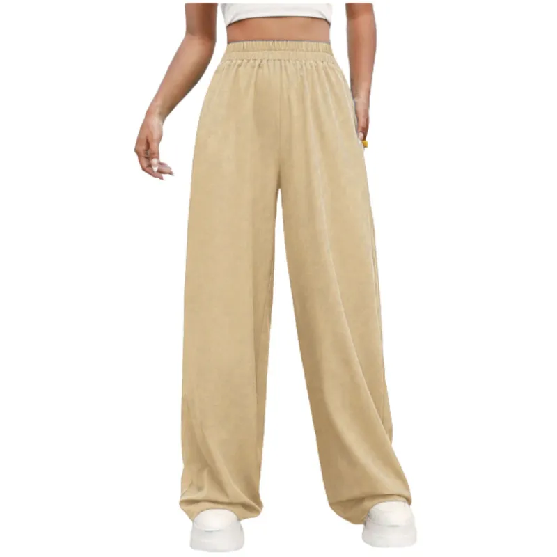 MPROPIA - Pantalón Palazzo Casual Sueltos. Pierna Ancha Recta. Verano 461