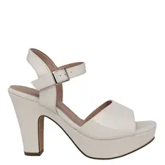 ALQUIMIA - Sandalia Plataforma Mujer Blanco Itai