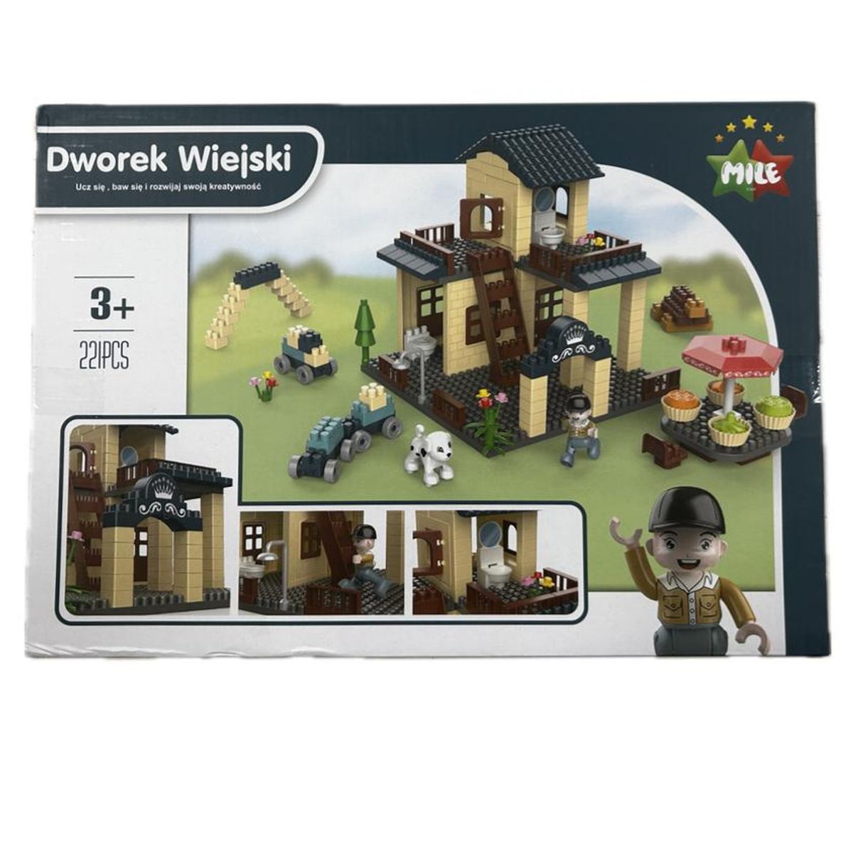 GENERICO - Bloque de Construccion Juguete Para Armar Casa Patio