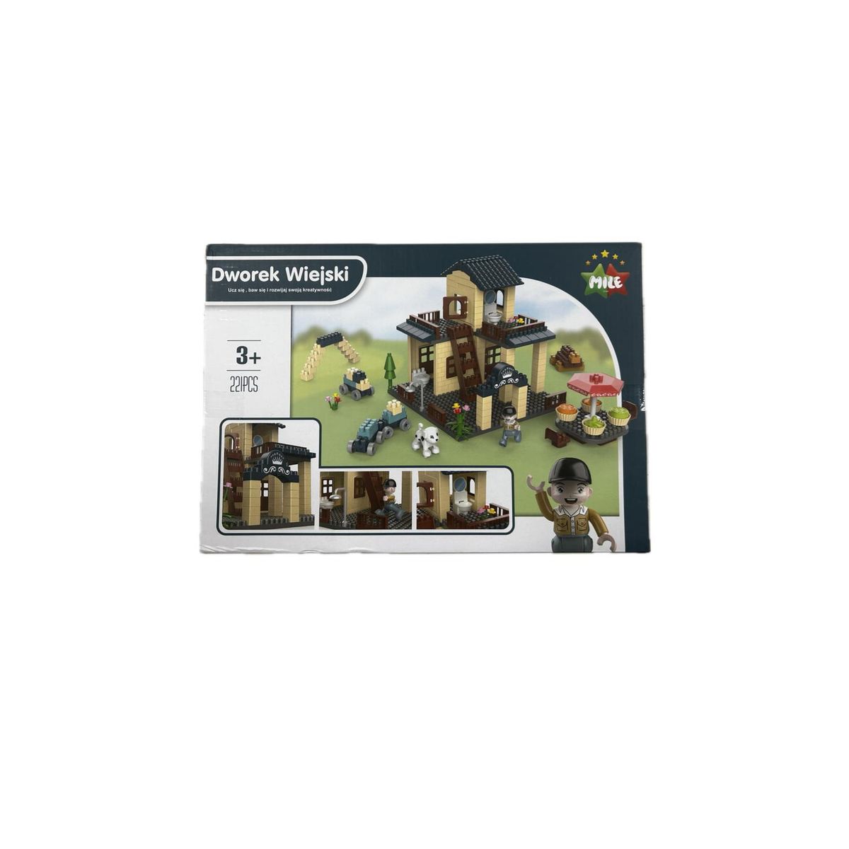 GENERICO - Bloque de Construccion Juguete Para Armar Casa Patio