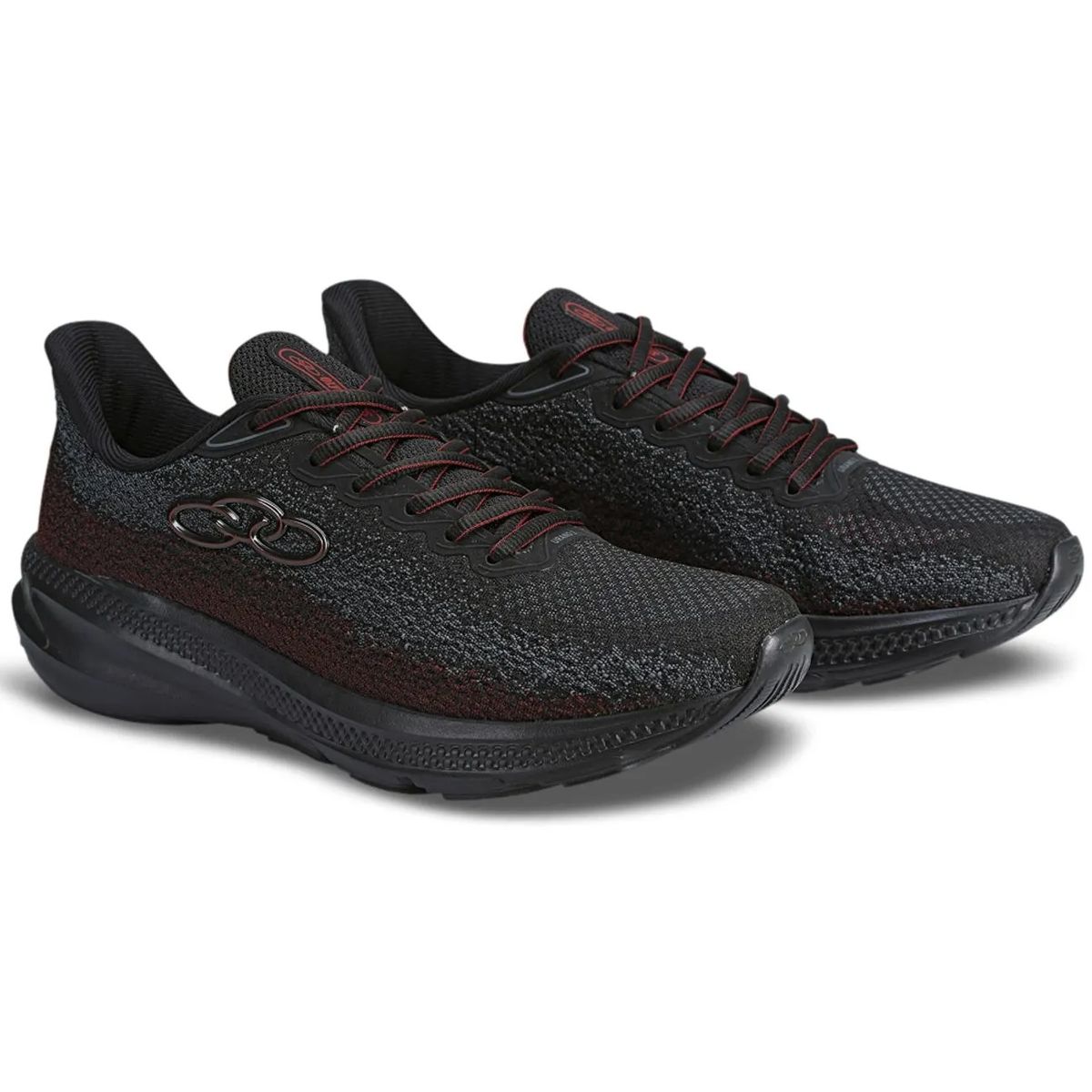 OLYMPIKUS - Zapatilla Hombre Urano 2 Negro/Rojo