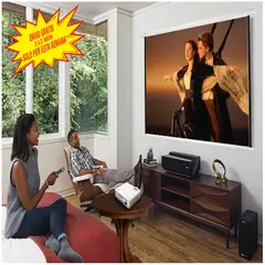 MALIK - Telon Mural 240x180 cm 43 para proyector Vsonic Pro9520wl