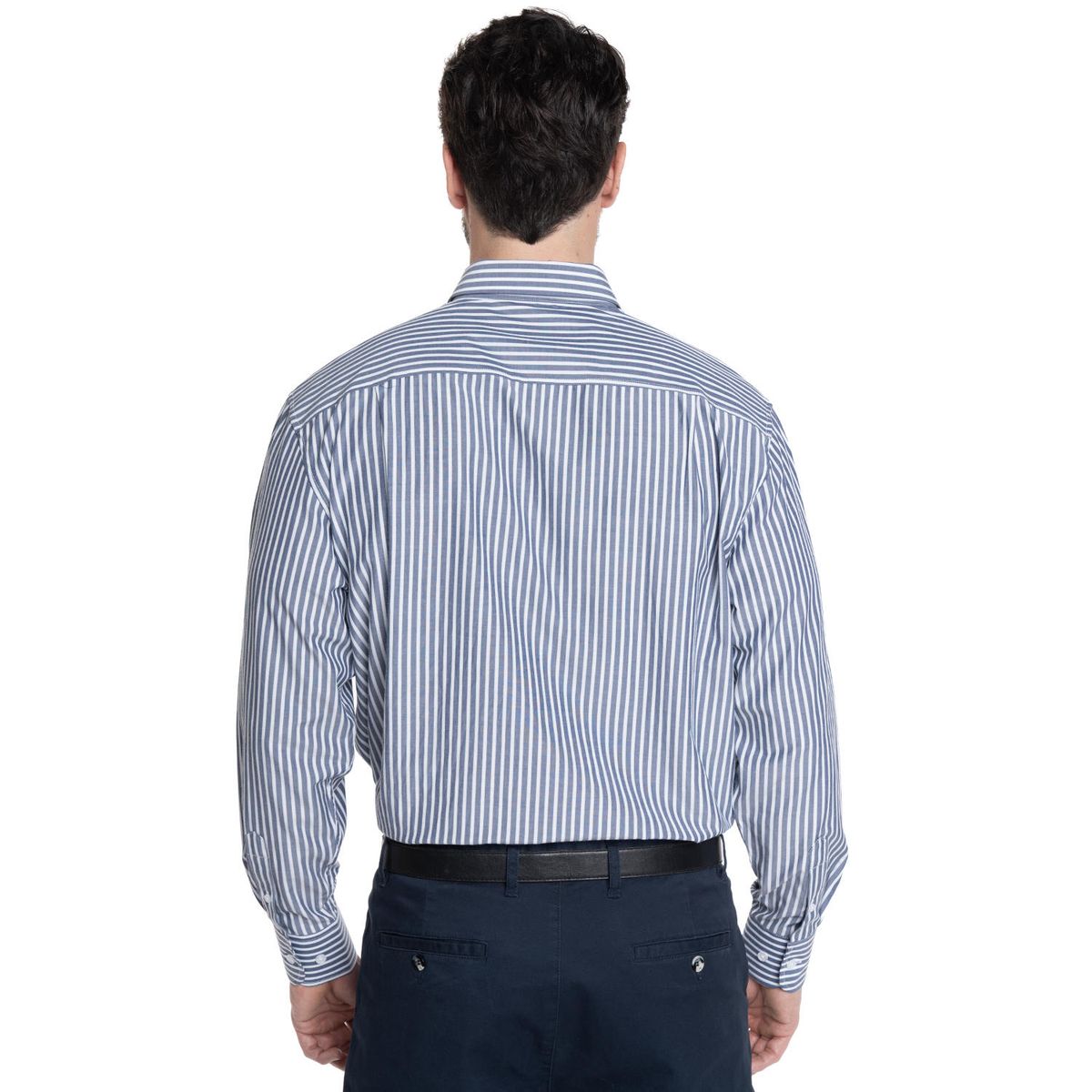 KOTTING - CAMISA HOMBRE LISTADA PREMIUM CUELLO SEMI ITALIANO