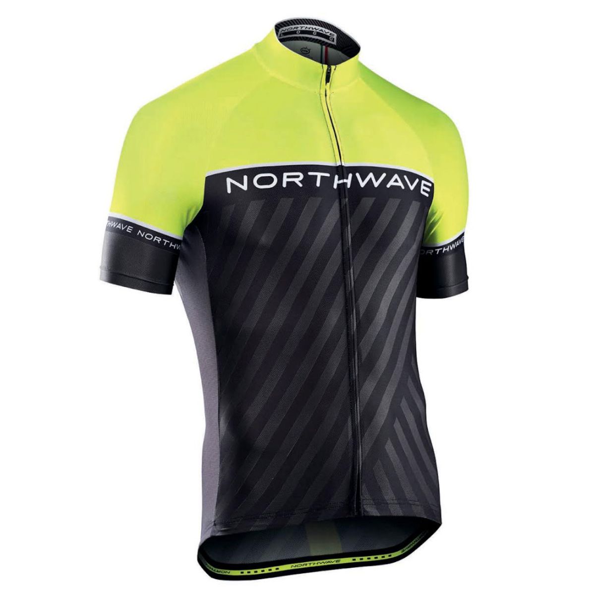 360 - Tricota Ciclismo Hombre Northwave® Logo 3 Yellowblack