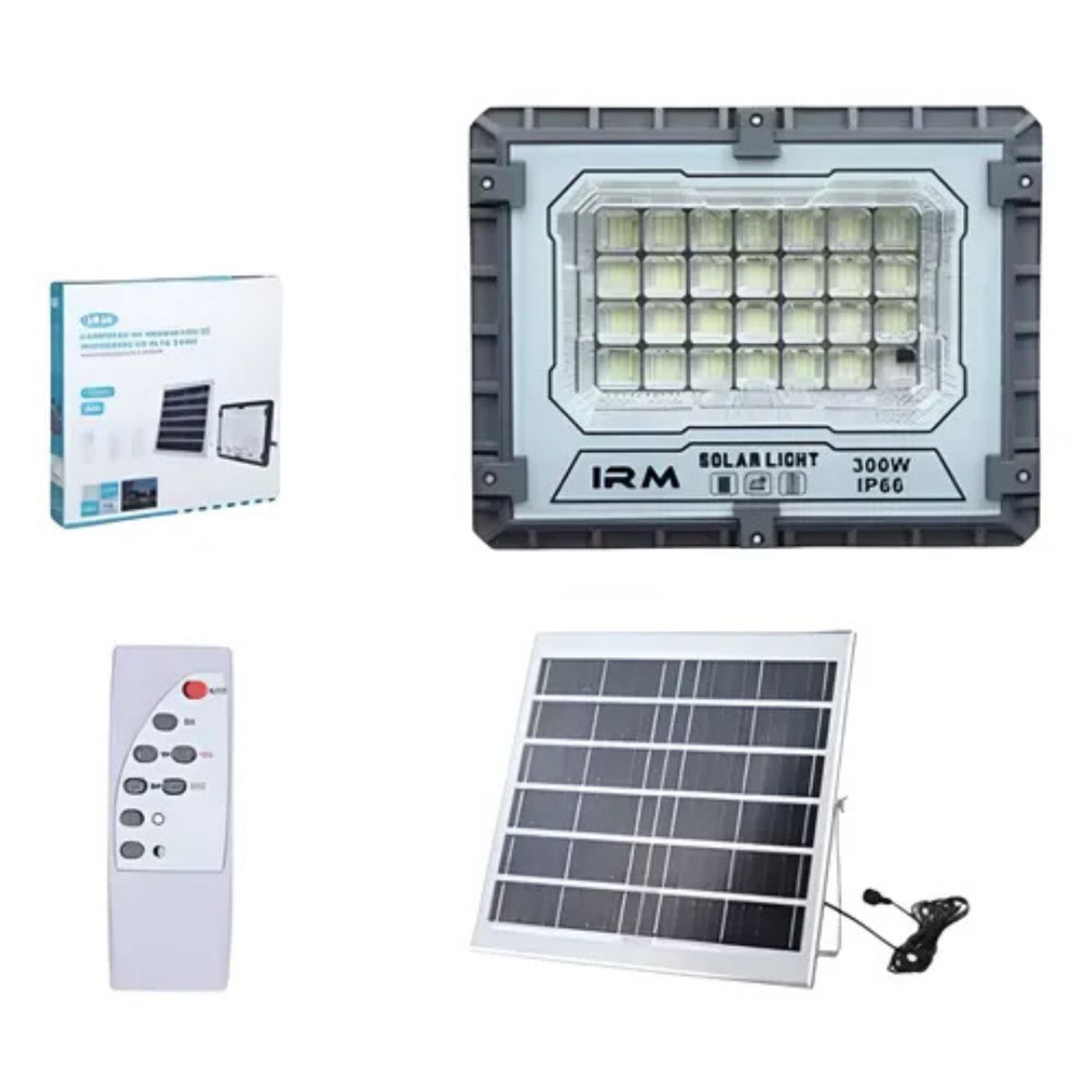 GENERICO - Foco Solar Led De 200w Para Exterior Impermeable