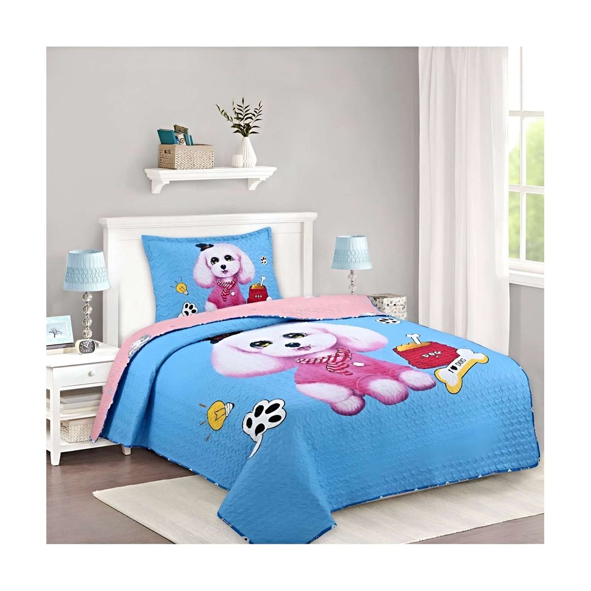 GENERICO - CUBRECAMA QUILT DE VERANO PLAZA Y MEDIA A2