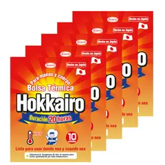 HOKKAIRO - Pack Promocional - 5 Packs (50un) Bolsa Térmica