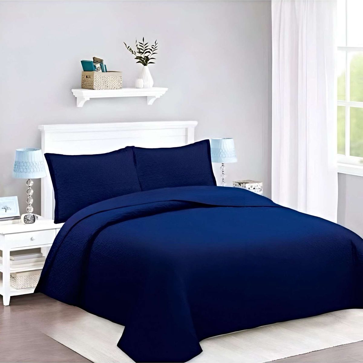 GENERICO - CUBRECAMA QUILT DE VERANO 2 PLAZAS A17