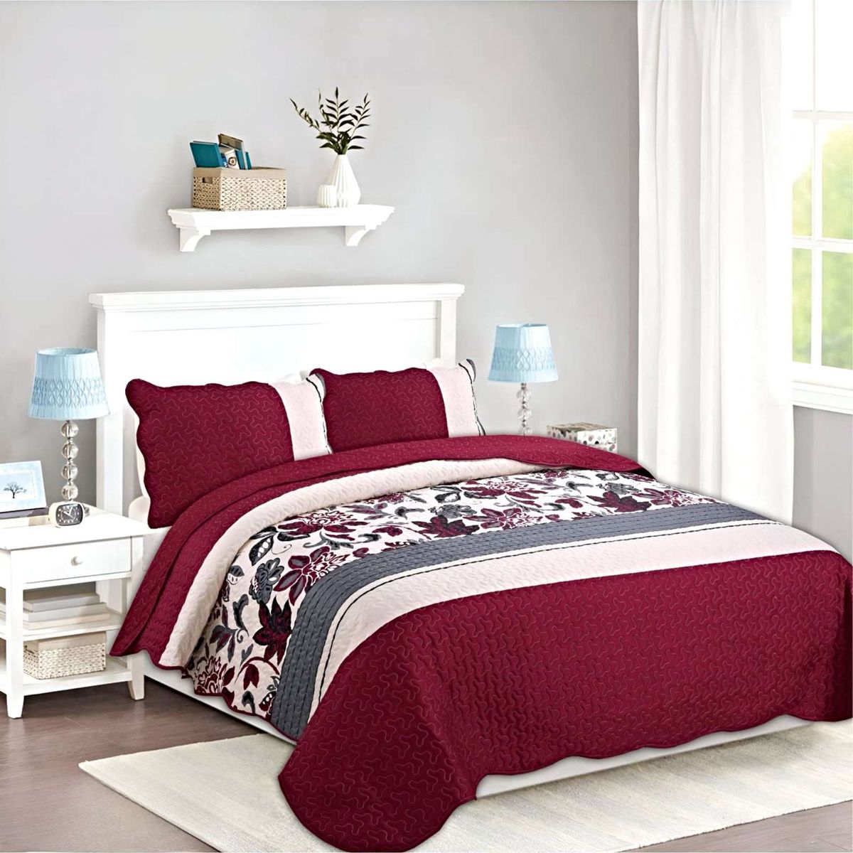 GENERICO - CUBRECAMA QUILT VERANO KING-SUPER KING A7