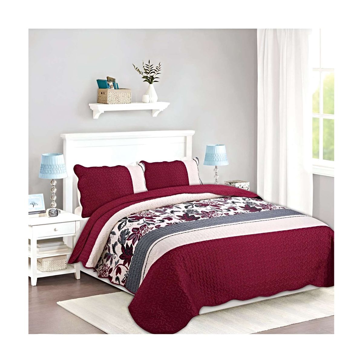 GENERICO - CUBRECAMA QUILT VERANO KING-SUPER KING A7