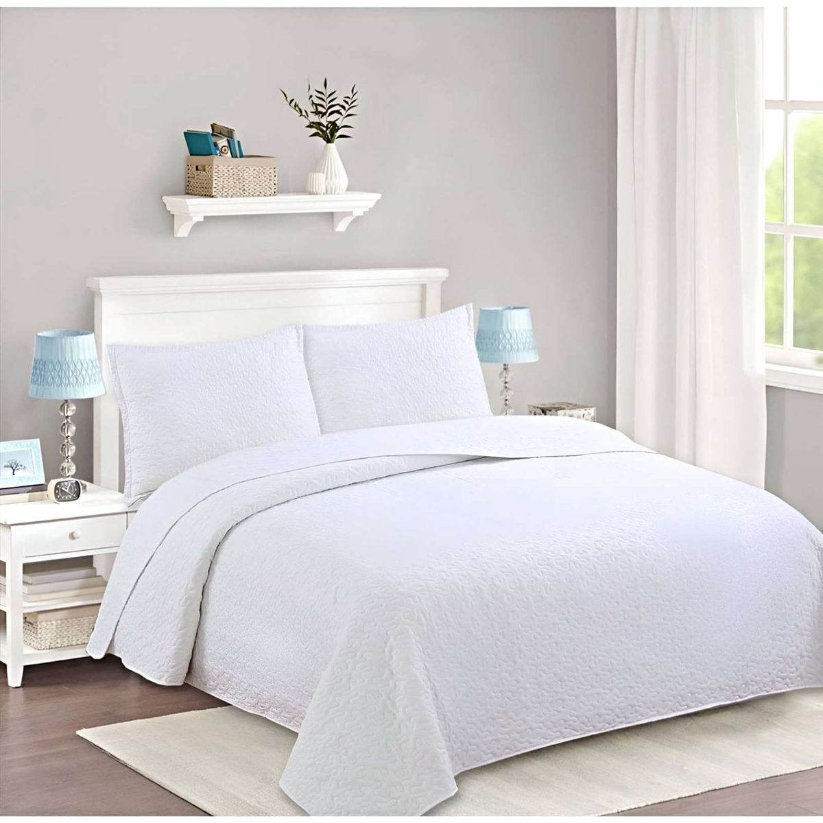 GENERICO - CUBRECAMA QUILT VERANO KING-SUPER KING A13