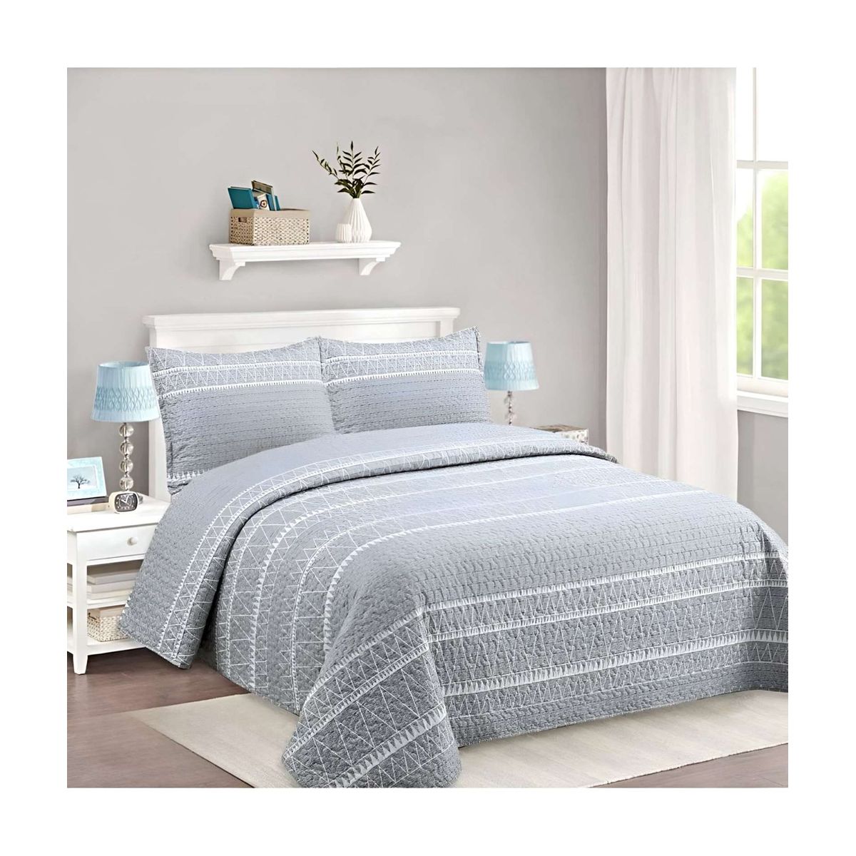 GENERICO - CUBRECAMA QUILT VERANO KING-SUPER KING A16