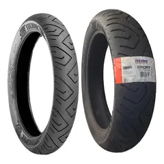 GENERICO - Pack 2 Neumaticos Moto 110/70/17 + 150/60/17 Sport - Racing