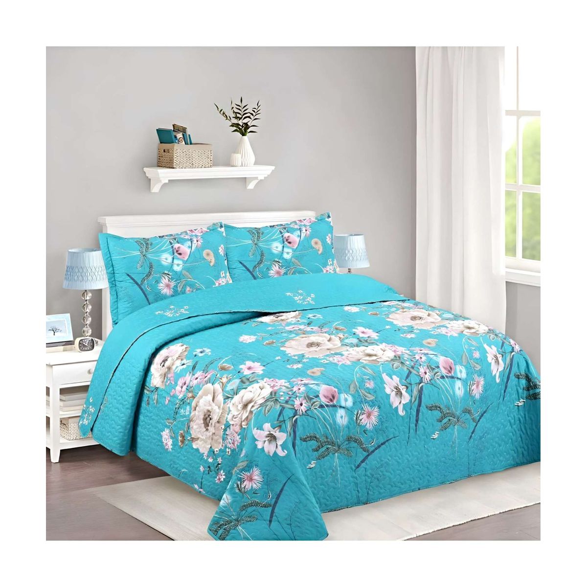 GENERICO - CUBRECAMA QUILT VERANO KING-SUPER KING A22