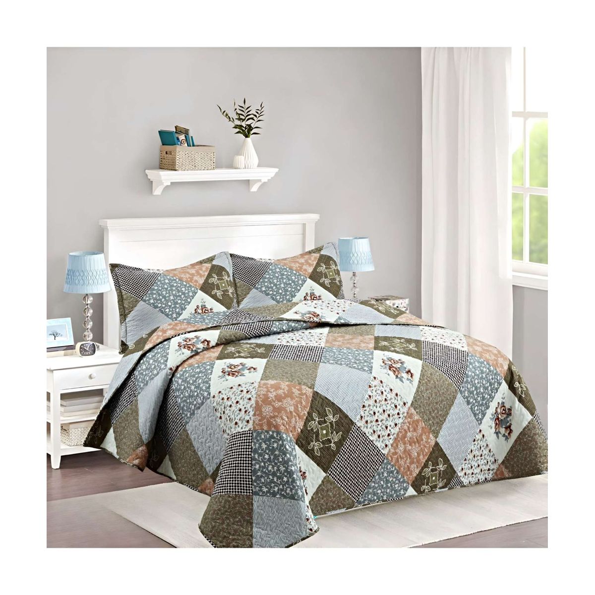 GENERICO - CUBRECAMA QUILT VERANO KING-SUPER KING A24