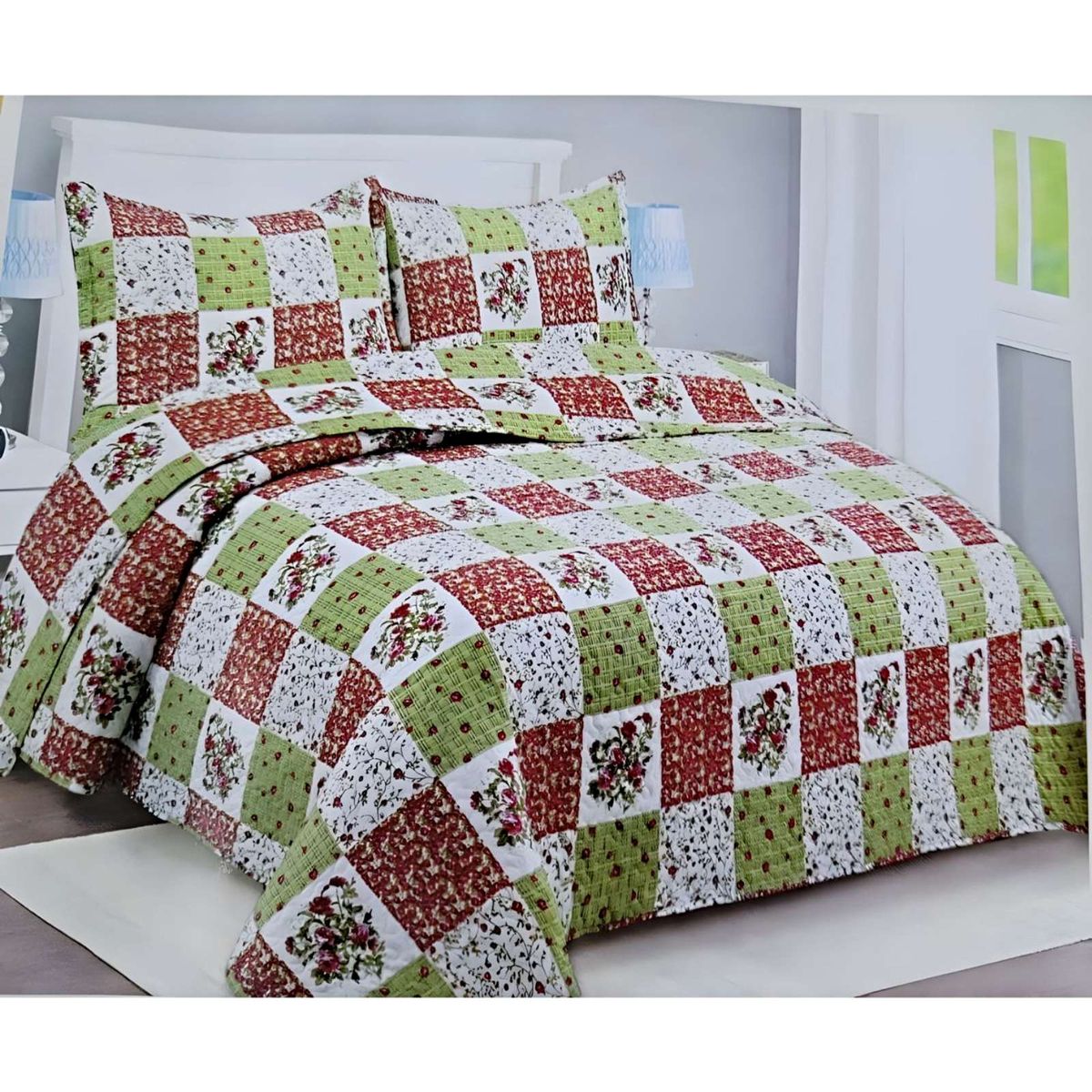 GENERICO - CUBRECAMA QUILT VERANO KING-SUPER KING A25