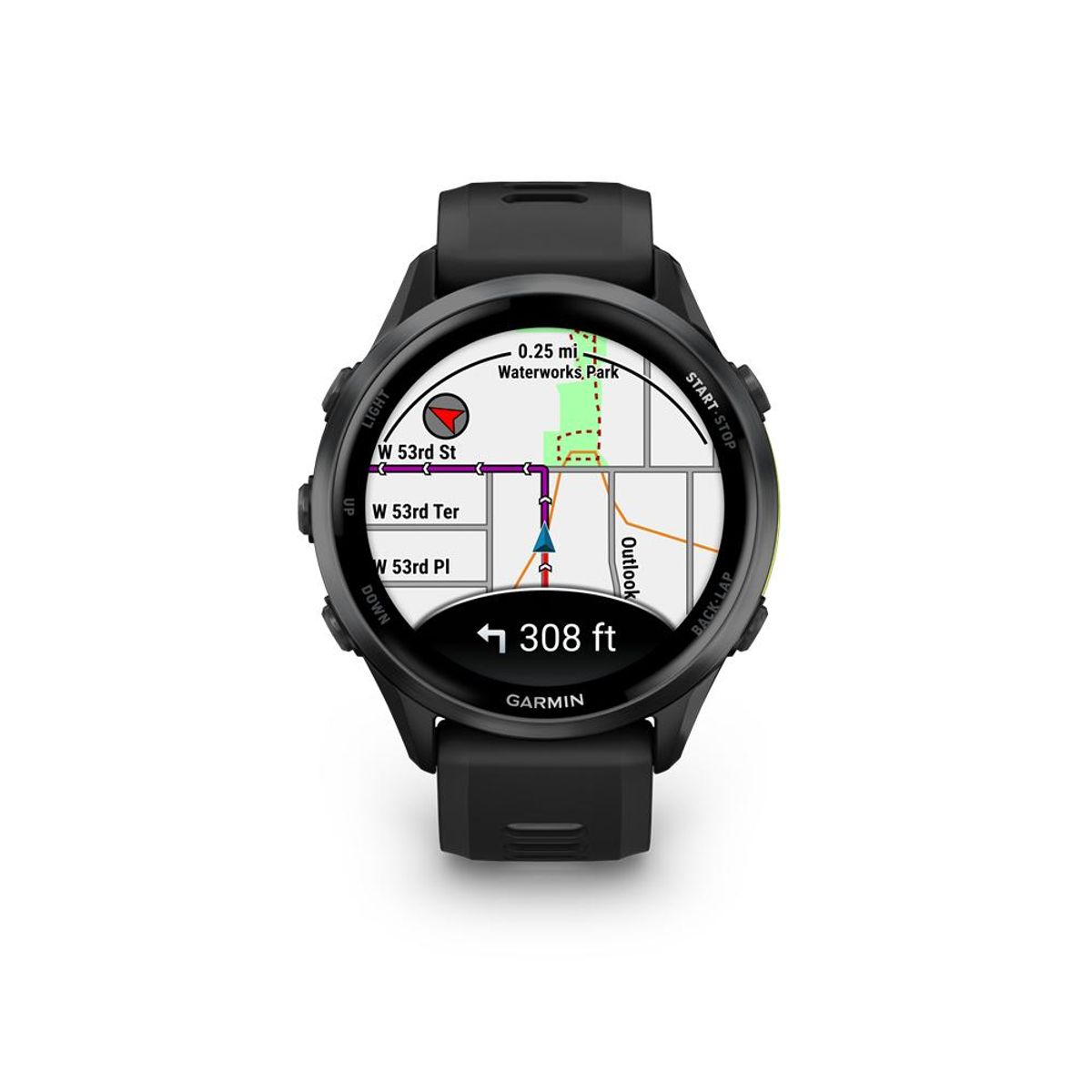 GARMIN - Smartwatch Forerunner 970 BlackYellow