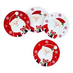 CAP DOR - Juego Posa Vasos Santa Navideño