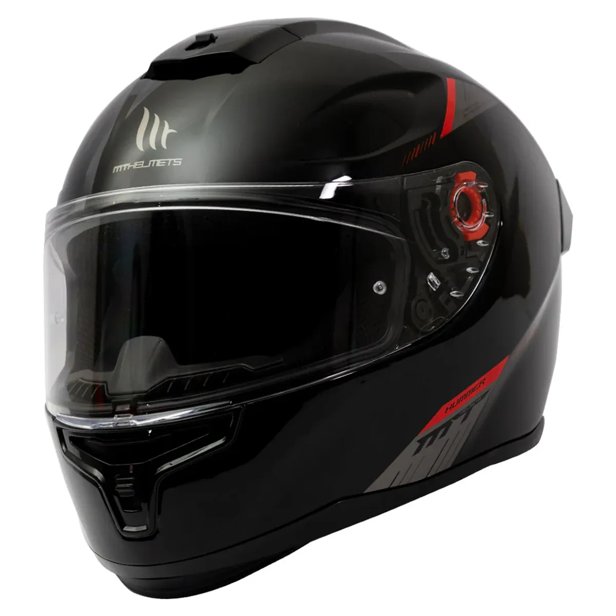 MT - Casco MT FF114 Hummer Solid A1 Negro Brillo