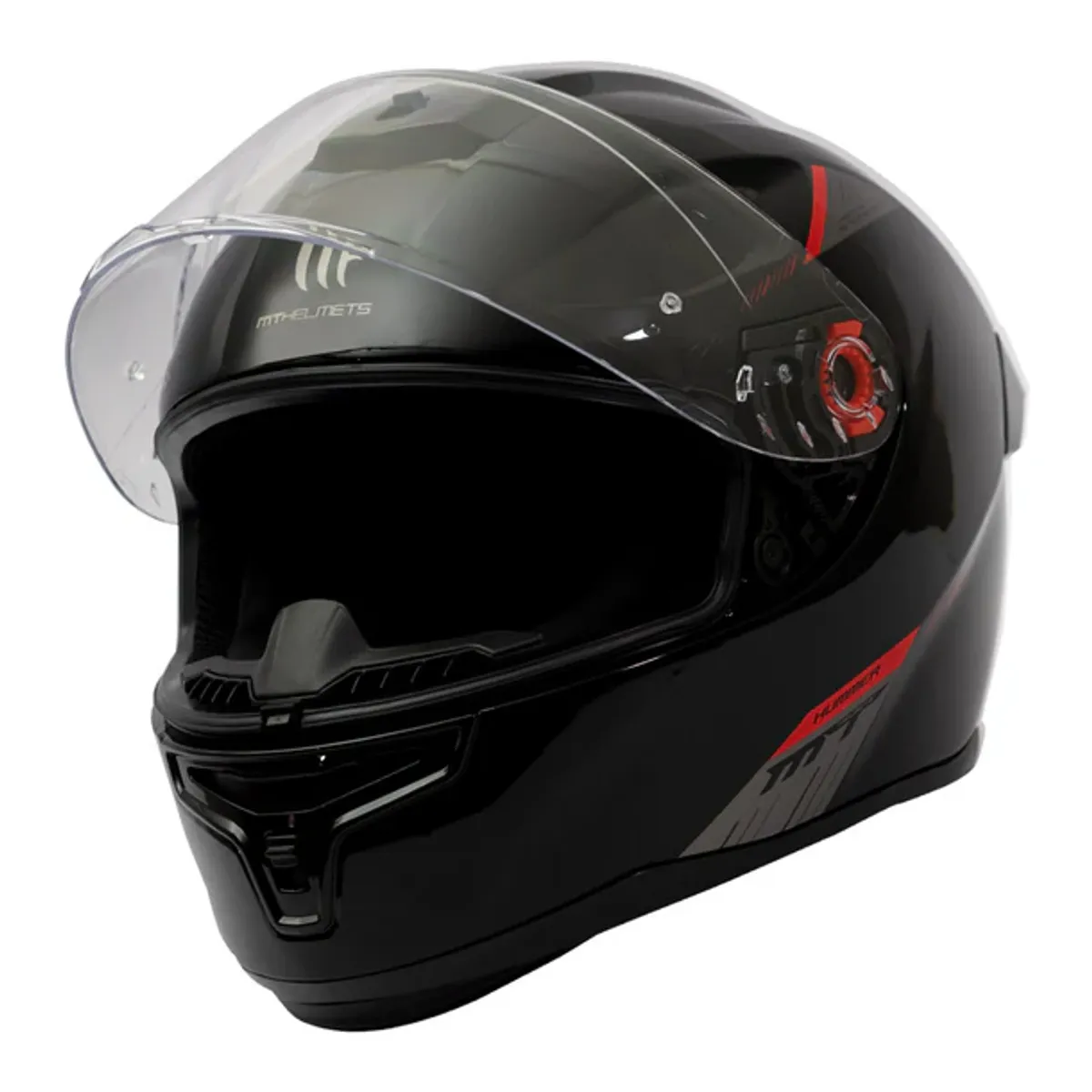 MT - Casco MT FF114 Hummer Solid A1 Negro Brillo