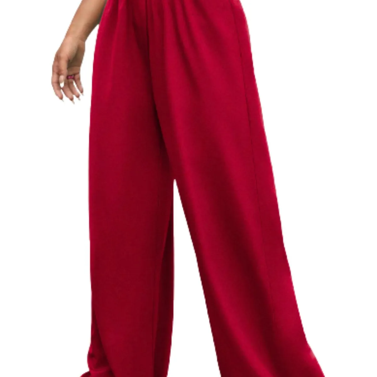 LOOK SHOP - Pantalón Palazzo Casual Sueltos. Pierna Ancha Recta. Verano 461