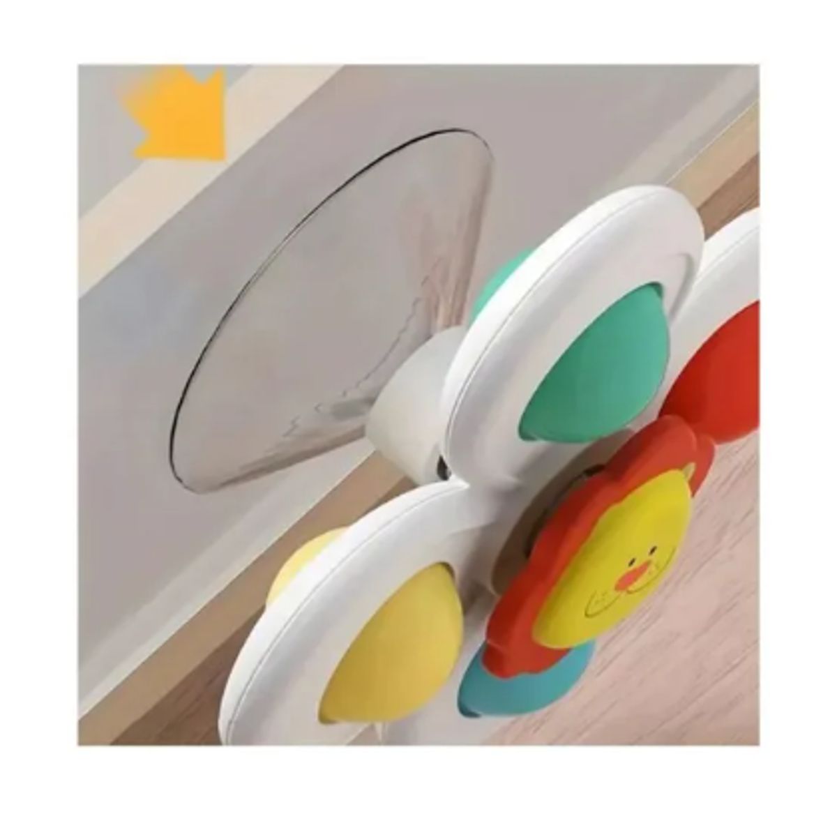 GENERICO - Spinner Juguete Bebe Caja 3 Spinner Con Ventosa Antiestrés