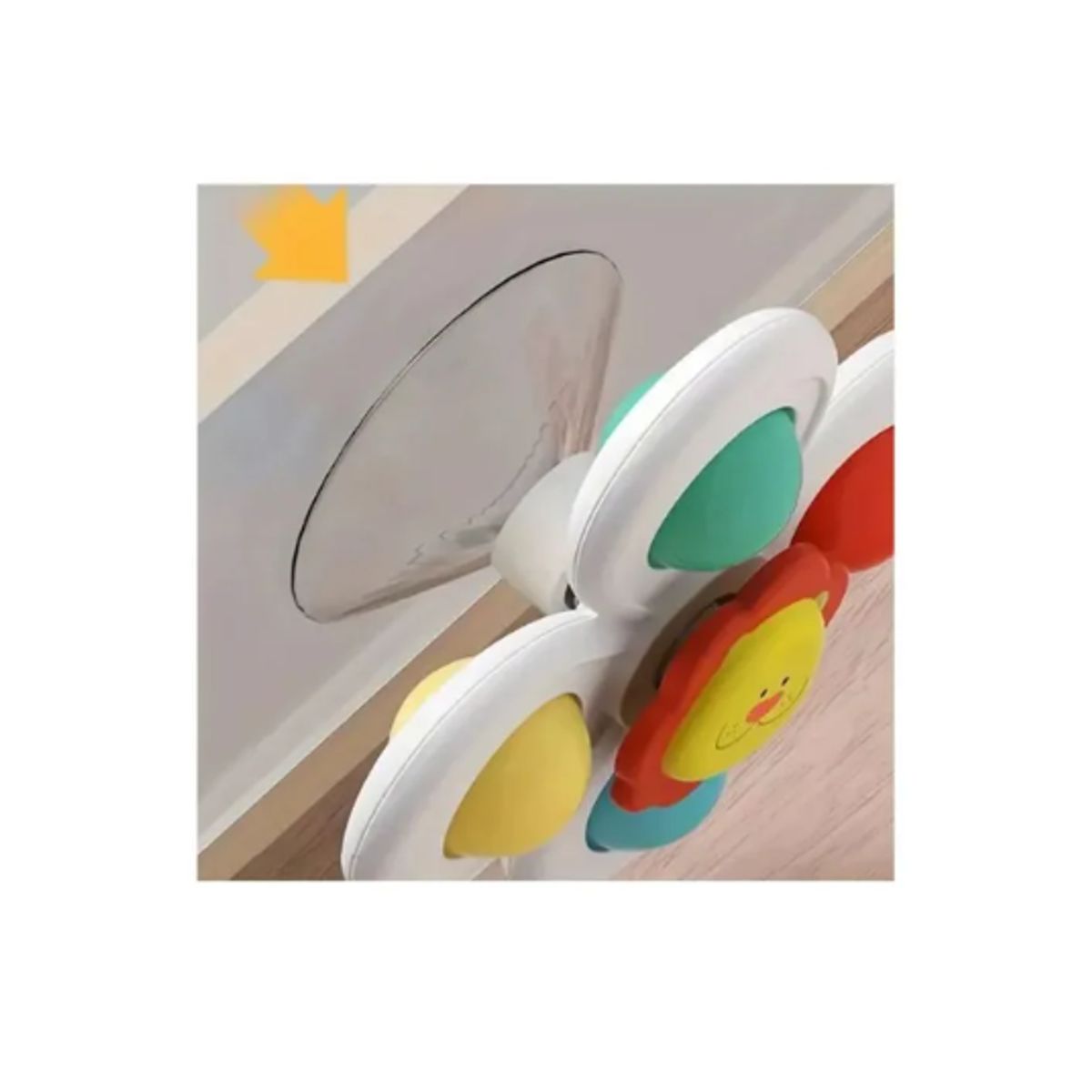 GENERICO - Spinner Juguete Bebe Caja 3 Spinner Con Ventosa Antiestrés