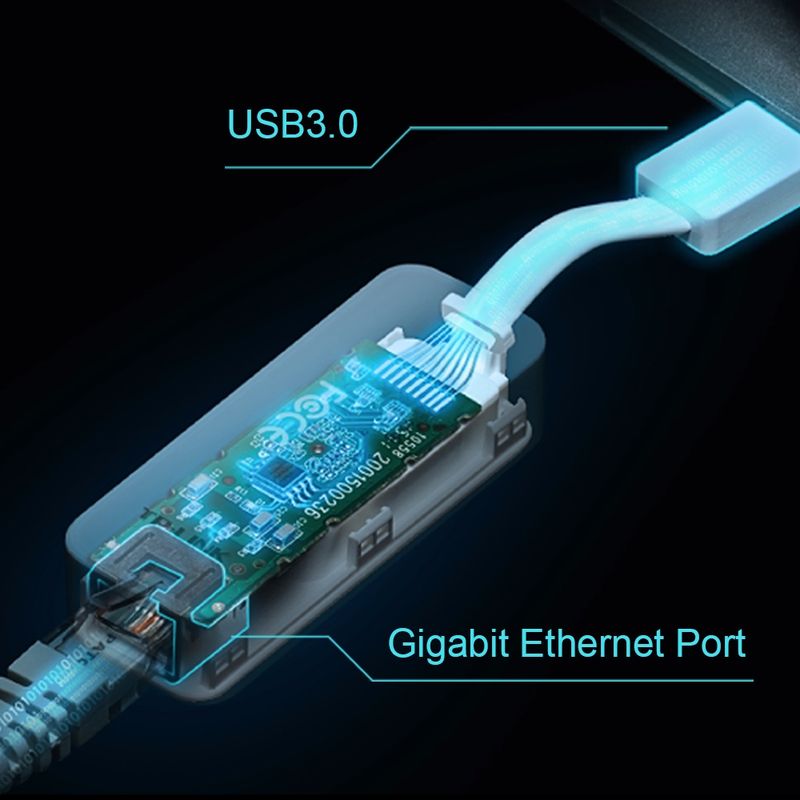 TP LINK - ADAPTADOR DE RED USB 3.0 A GIGABIT ETHERNET UE300