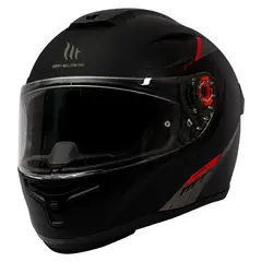 MT - Casco FF114 Hummer Solid A1 Negro Mate