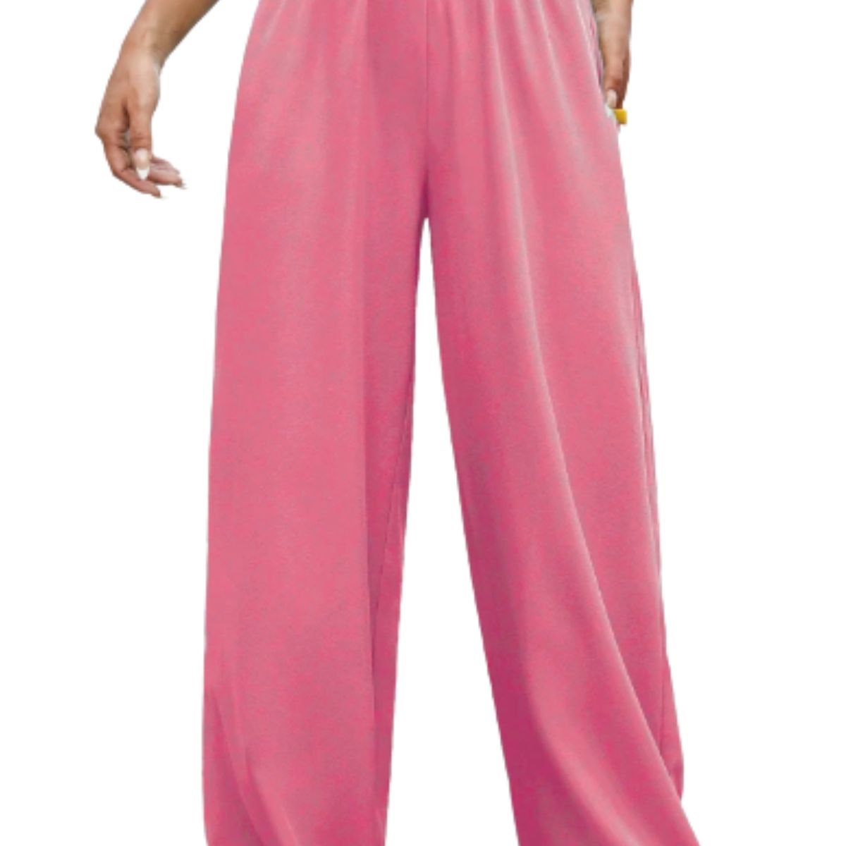 LOOK SHOP - Pantalón Palazzo Casual Sueltos. Pierna Ancha Recta. Verano 461