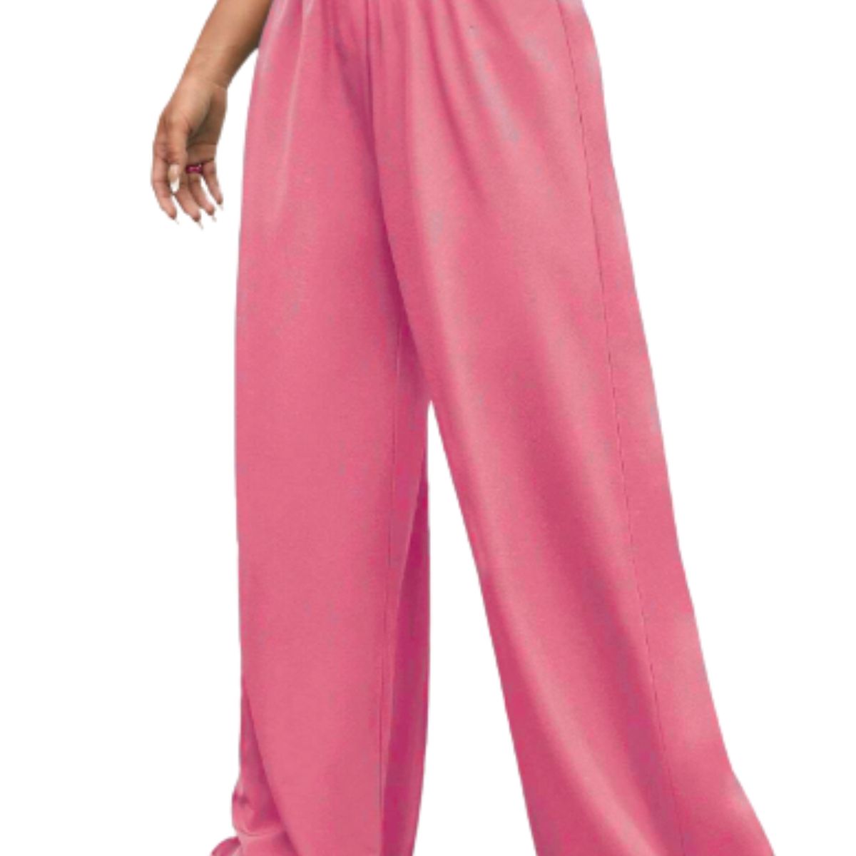 LOOK SHOP - Pantalón Palazzo Casual Sueltos. Pierna Ancha Recta. Verano 461