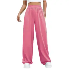 LOOK SHOP - Pantalón Palazzo Casual Sueltos. Pierna Ancha Recta. Verano 461
